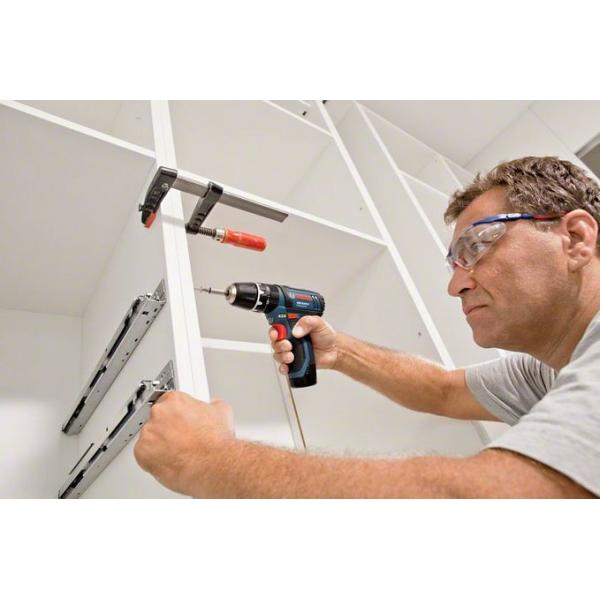 Bosch GSB 10,8-2-LI Professional drill Senza chiave Nero, Blu, Rosso