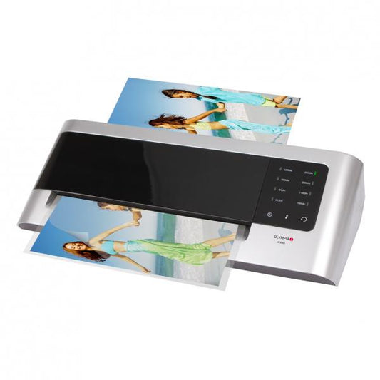 Olympia A 3048 Plastificatrice a freddo 680mm/min Nero, Argento