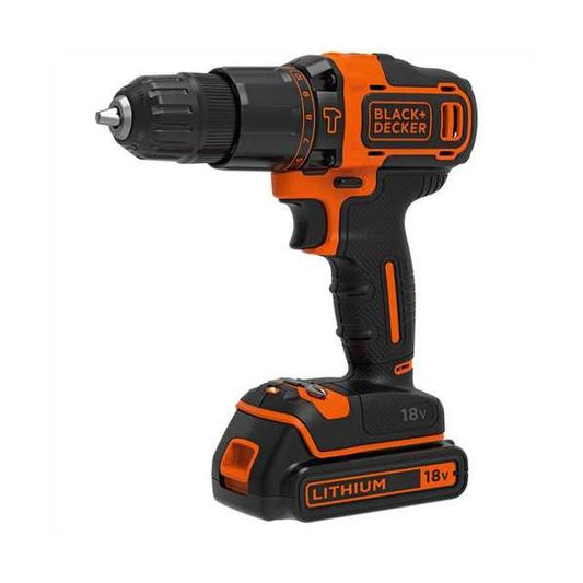 Black & Decker BDCHD18KB drill Nero, Arancione