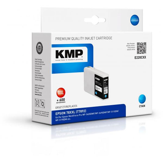 KMP E220CXX cartuccia d'inchiostro Ciano