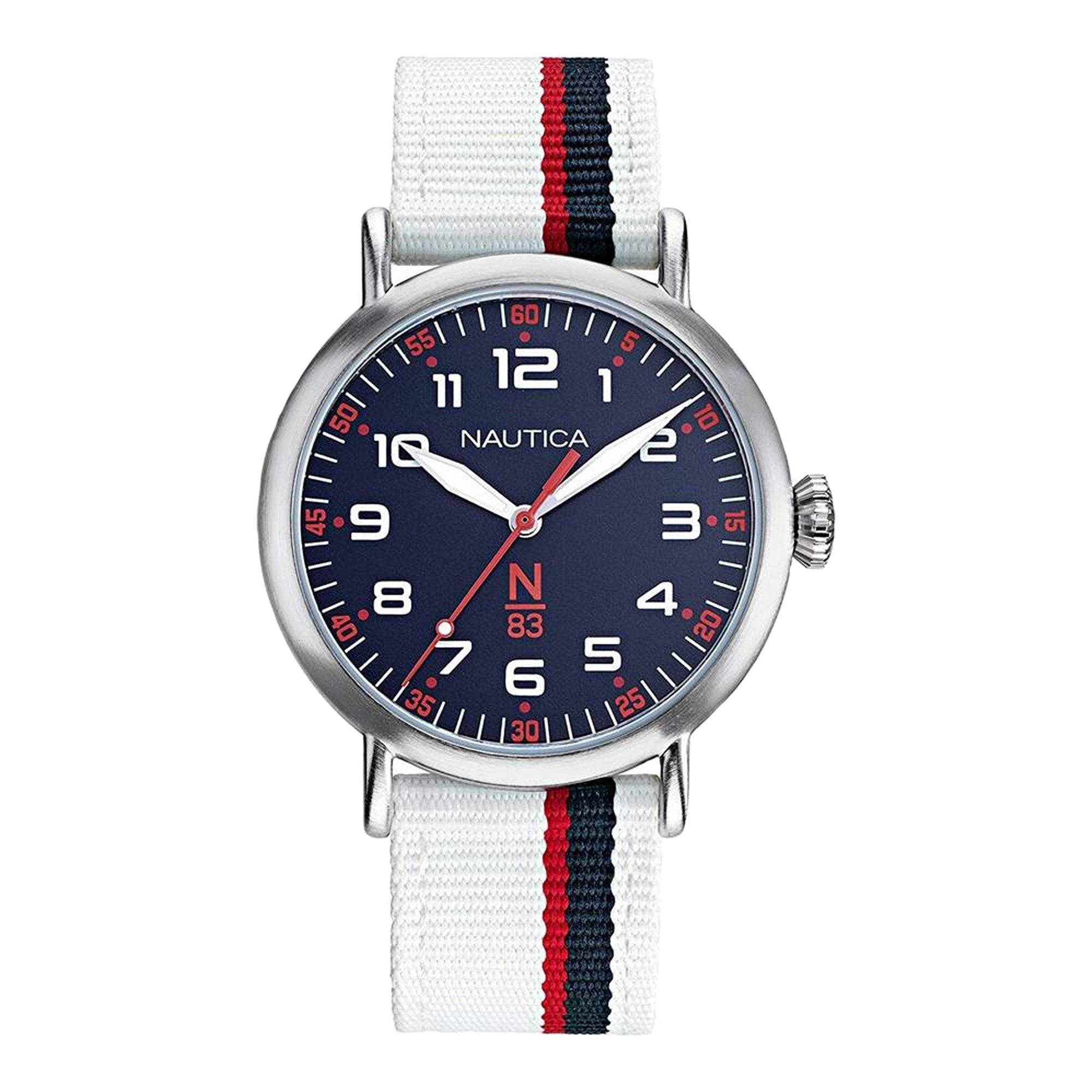 Orologio Uomo Nautica NAPAUC001, Cronografo Al Quarzo Con Cinturino In Silicone, Cassa 49mm, 10 ATM