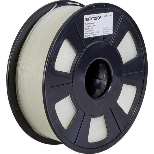 Renkforce RF-4511200 materiale di stampa 3D Acido polilattico (PLA) Trasparente 1 kg