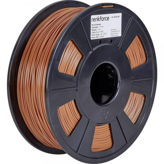Renkforce RF-4511212 materiale di stampa 3D Acido polilattico (PLA) Marrone 1 kg