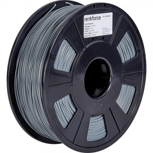 Renkforce RF-4511192 materiale di stampa 3D Acido polilattico (PLA) Grigio 1 kg