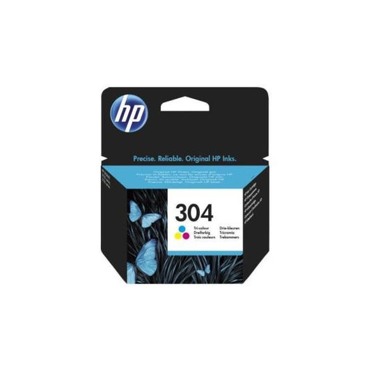 HP 304 - Tricolor - Original - Tintenpatrone - fÃ¼r AMP 130, Deskjet 26XX, 37XX, Envy 50XX