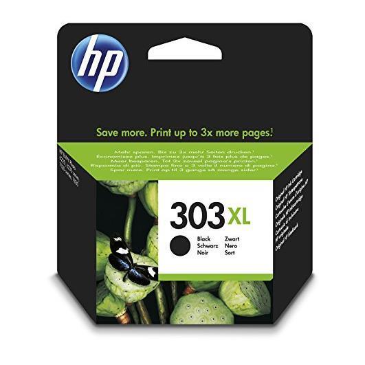 HP 303XL - 12 ml - Hohe Ergiebigkeit - Schwarz - Original - Tintenpatrone - fÃ¼r Envy Photo 6220, Photo 6230, Photo 6255, Photo 7134, Photo 7155, Photo 7855 (T6N04AE#301)