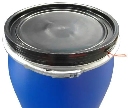 FUSTO A BOCCA LARGA IN PLASTICA, SEZIONE ROTONDA, 220 LT – HDPE